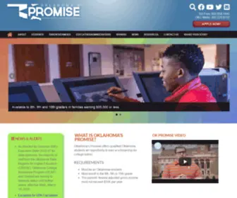 Okpromise.org(Oklahoma's Promise) Screenshot