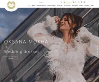Oksana-Mukha.ua(Wedding dresses as wholesaler from the manufacturer) Screenshot