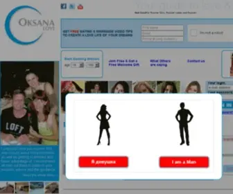 Oksanalove.com(Russian brides dating services) Screenshot