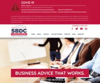 OKSBDC.org(Oklahoma Small Business Development Centers Home) Screenshot