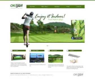 Okscreengolf.ca(Indoor Golf Simulator) Screenshot