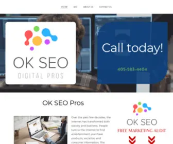 Okseopros.com(OK SEO Pros) Screenshot