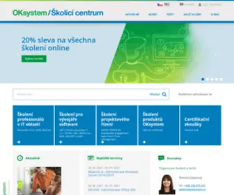 Okskoleni.cz(školicí centrum) Screenshot