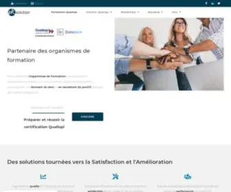 Oksolution.fr(OK Solution accompagne les organismes de formation dans la gestion de leur qualité) Screenshot