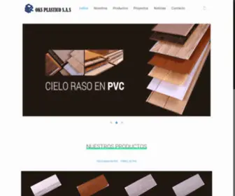 Oksplastico.com(PVC panels supplier and manufacturer) Screenshot