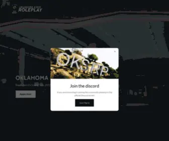 OKSRP.com(Oklahoma State Roleplay) Screenshot