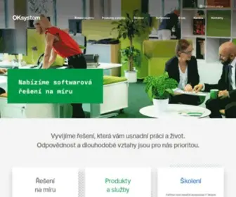 Oksystem.com(Softwarová řešení na míru) Screenshot