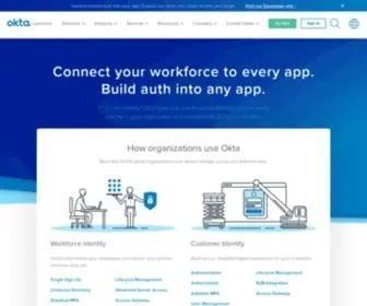 Okta-Emea.com(Employee and Customer Identity Solutions) Screenshot