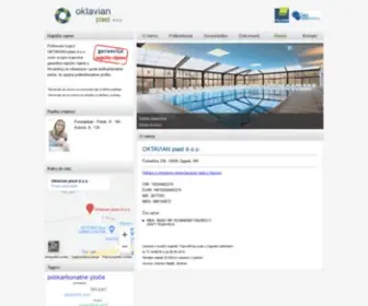 Oktavian-Plast.hr(OKTAVIAN plast) Screenshot