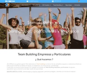 Okteam.es(Expertos en Team Building empresas y particulares) Screenshot