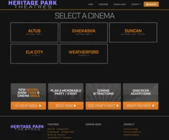 Oktheatres.com(Heritage Park Theatres) Screenshot