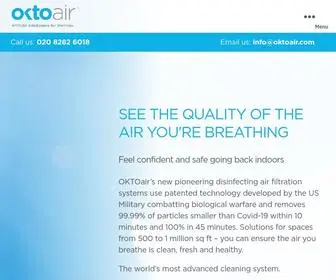 Oktoair.com(Homepage) Screenshot