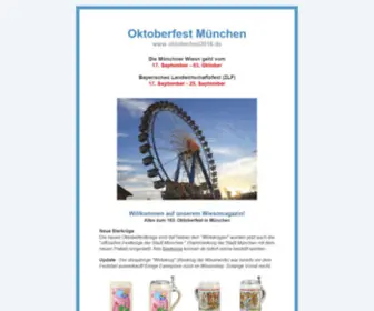 Oktoberfest2016.de(Oktoberfest München) Screenshot