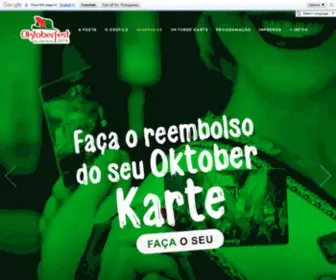 Oktoberfestblumenau.com.br(Festa alemã) Screenshot