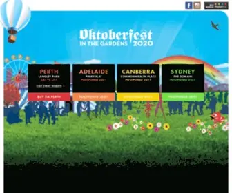 Oktoberfestinthegardens.com.au(Oktoberfest in the Gardens 2020) Screenshot