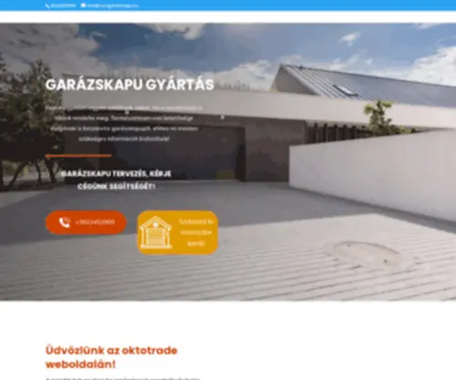 Oktotrade.hu(Garázskapu) Screenshot
