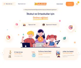 Okulistik.com(Eğitim ve Öğrenme Platformu) Screenshot