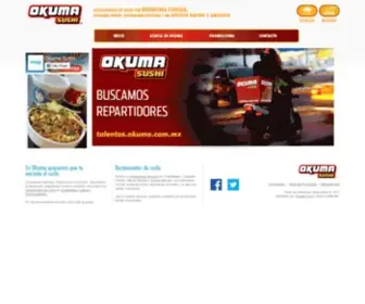 Okuma.com.mx(Restaurante de sushi en Guadalajara) Screenshot