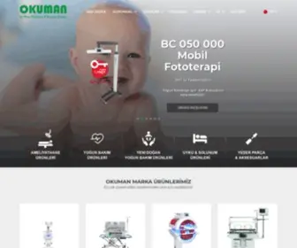 Okuman.com.tr(Okuman Medikal) Screenshot