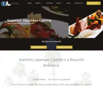 Okurasushi.com(Okura Robata Grill & Sushi Bar) Screenshot