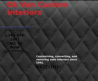 Okvanautoupholstery.com(Custom Van Conversion Interiors) Screenshot