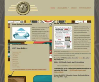 OKVRC.org(Website of the Oklahoma Vintage Radio Collectors Organization) Screenshot