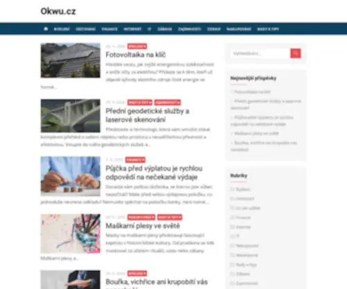 Okwu.cz(Okwu) Screenshot