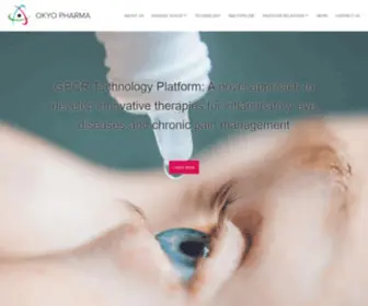 Okyopharma.com(OKYO Pharma) Screenshot