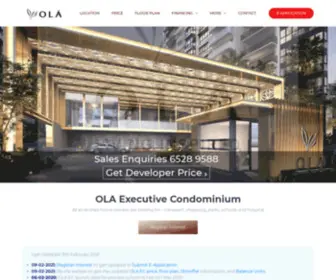 Ola-EC-SG.com(OLA EC by Evia & Gumuda inDirect Developer Price at Showflat) Screenshot