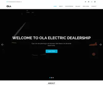 OlaelectriCDealer.co.in Screenshot