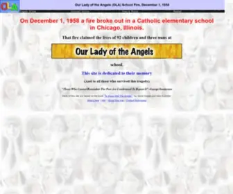 Olafire.com(Our Lady of the Angels School fire DecemberChicago Illinois) Screenshot