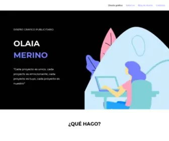 Olaiamerino.com(Diseño gráfico y multimedia) Screenshot