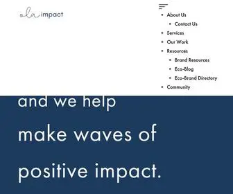 Olaimpact.com(Ola Impact) Screenshot