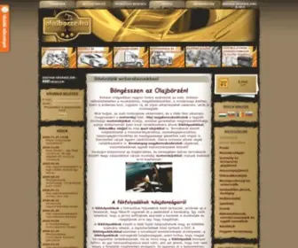 OlajBorze.hu(Motorolaj webáruház) Screenshot