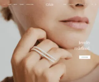 Olajewelry.com(3d printed jewelry) Screenshot