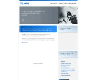 Olamcorp.com(OLAM Security Consulting & Network) Screenshot