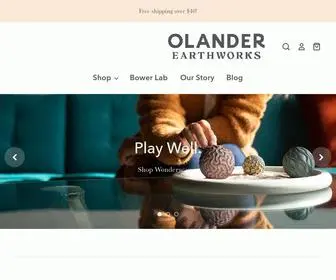 Olanderearthworks.com(Olander Earthworks Wonderscapes) Screenshot