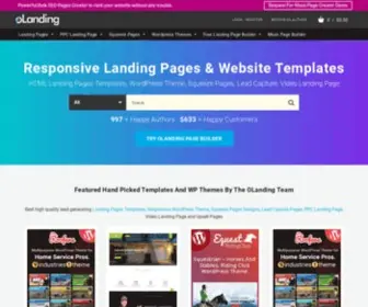 Olanding.com(Buy Landing Pages Templates and WordPress Theme) Screenshot