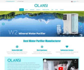 Olansgz.com(Guangzhou Olans Water Treatment Equipments Co) Screenshot