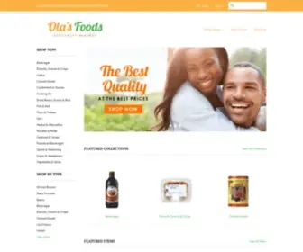 Olasfoods.com(Ola's Foods Specialty Market) Screenshot