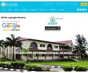 Olashoreschool.com(Olashore International School) Screenshot