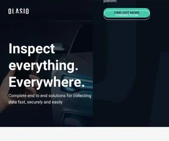 Olasio.com(Complete end to end solutions for collecting data fast) Screenshot