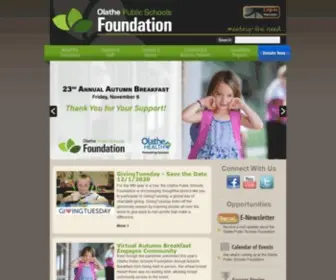 Olathepublicschoolsfoundation.org(Olathe Public Schools Foundation) Screenshot