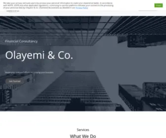 Olayemi.co(Olayemi & Co. Chartered Accountants) Screenshot