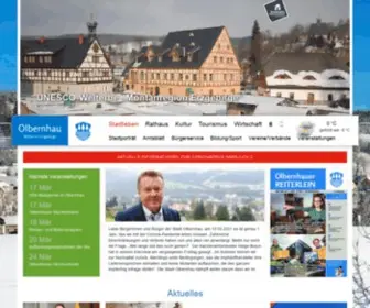 Olbernhau.de(Olbernhau) Screenshot
