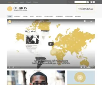 Olbios.org(NETWORK for ACTION) Screenshot