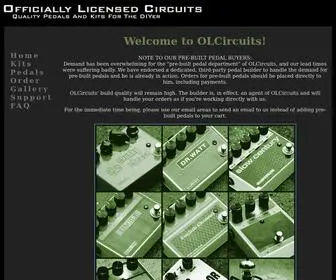 Olcircuits.com(Officially Licensed Circuits) Screenshot