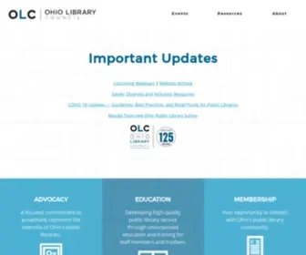 OLC.org(Ohio Library Council) Screenshot