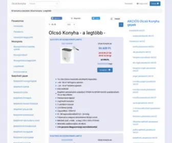 Olcso-Konyha.hu(OlcsĂł Konyha) Screenshot