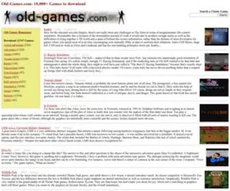 OLD-Games.com(Games to download) Screenshot